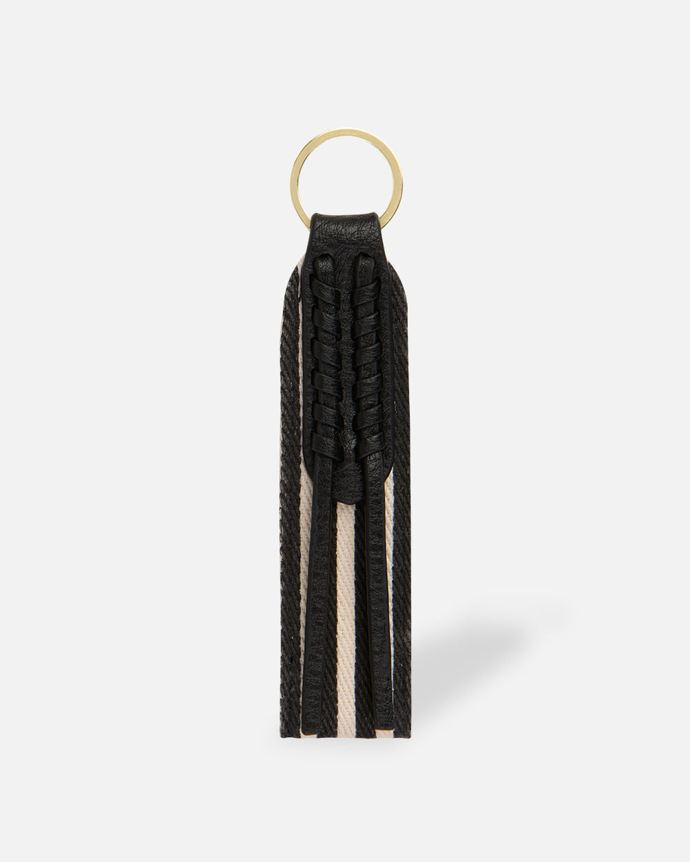 Stripes keychain Black