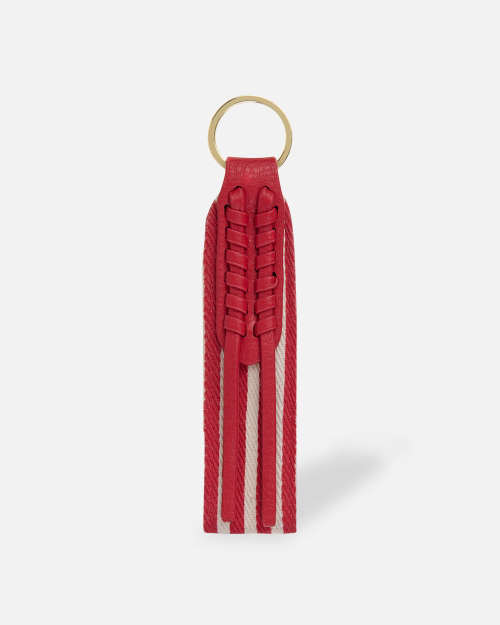 Stripes Red Keychain