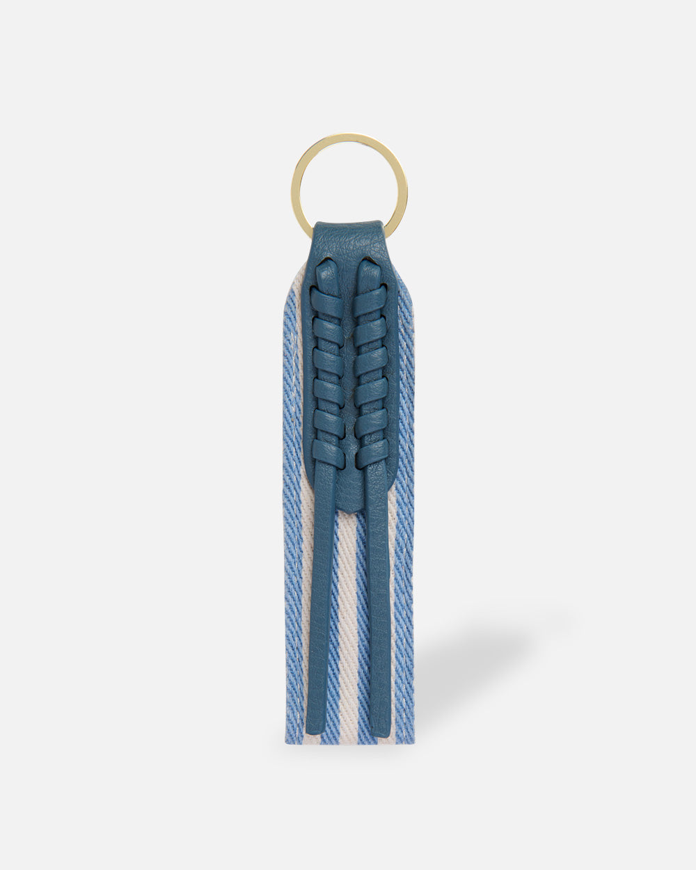 Stripes Blue Keychain