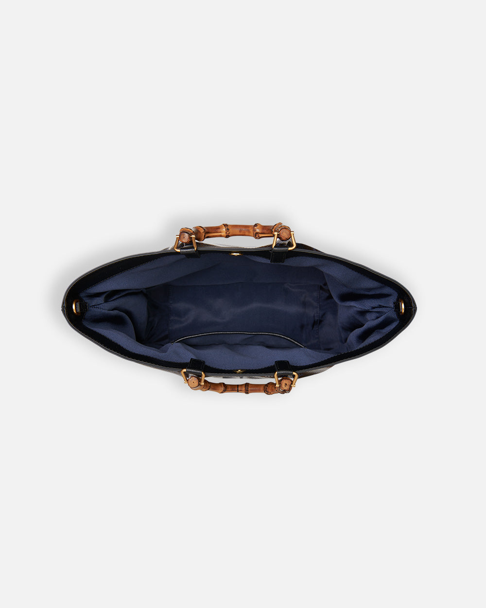 Large Tote Snake Bag Navy