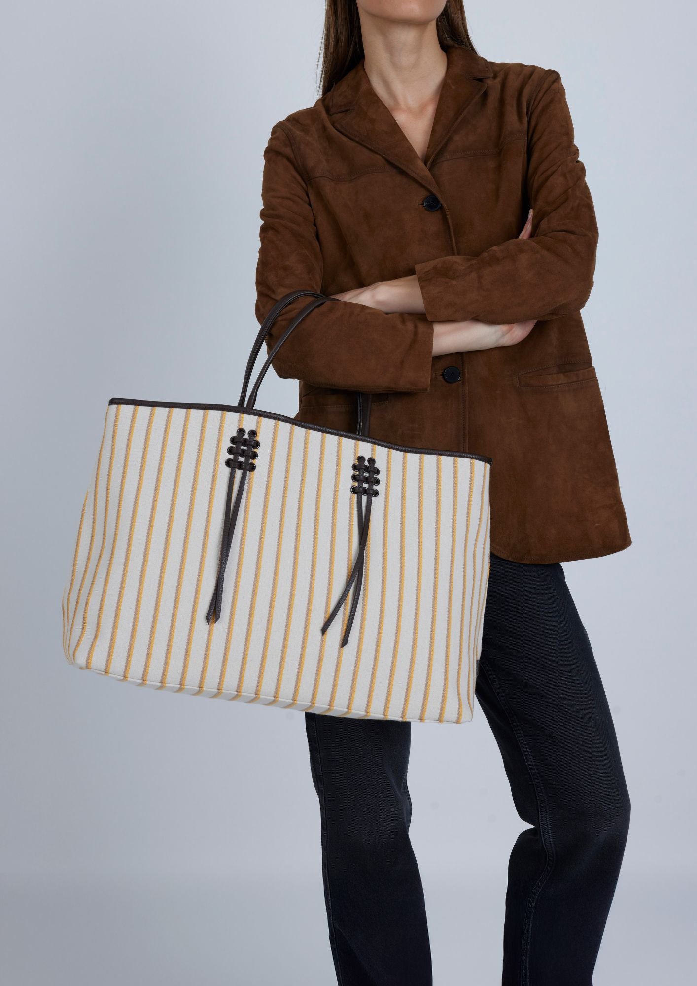 Benat Basket Large Beige Bag