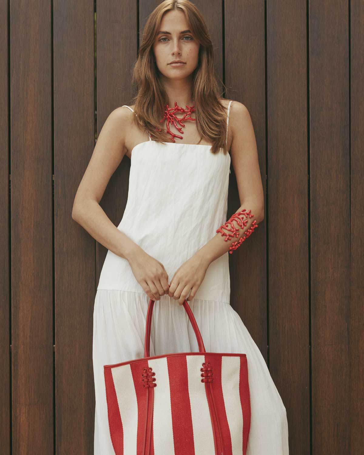 Le Marais Bucket Red Handbag