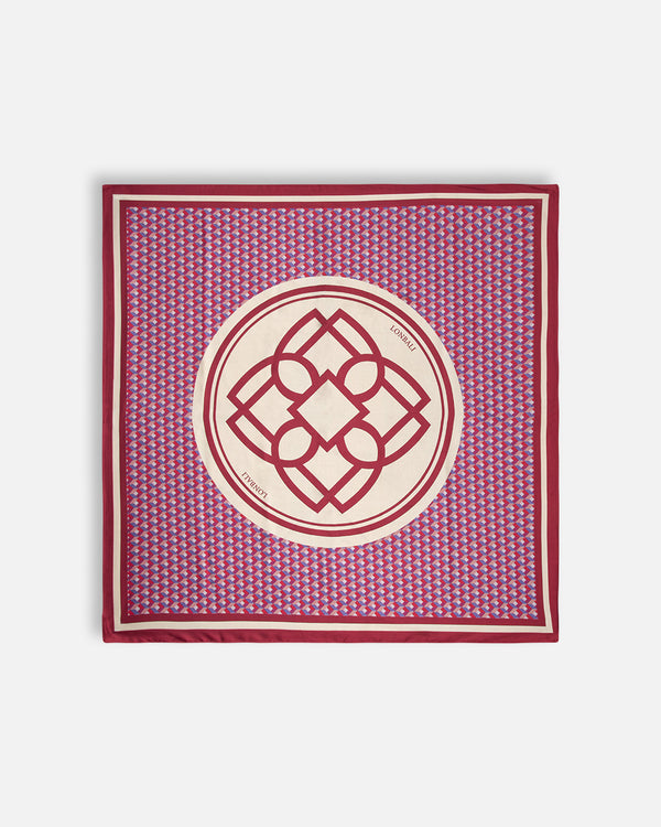 SQUARE SCARF BORN BERRY