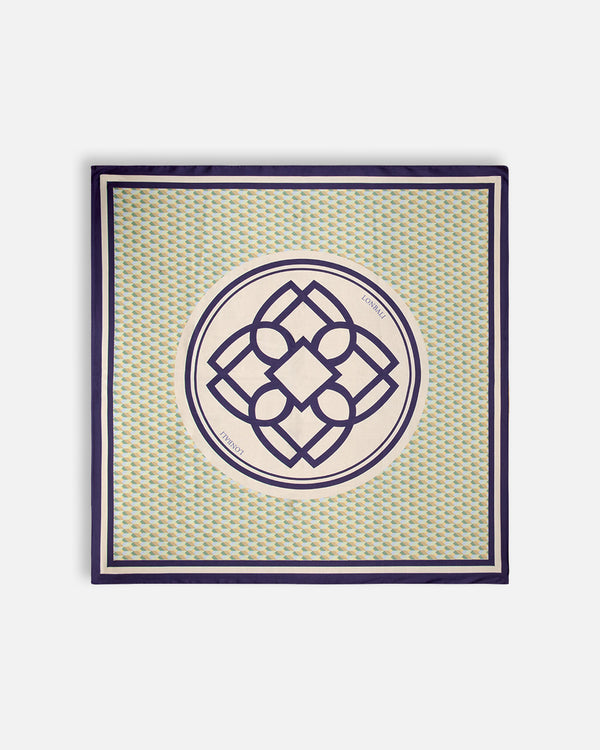 SQUARE SCARF BORN LIME