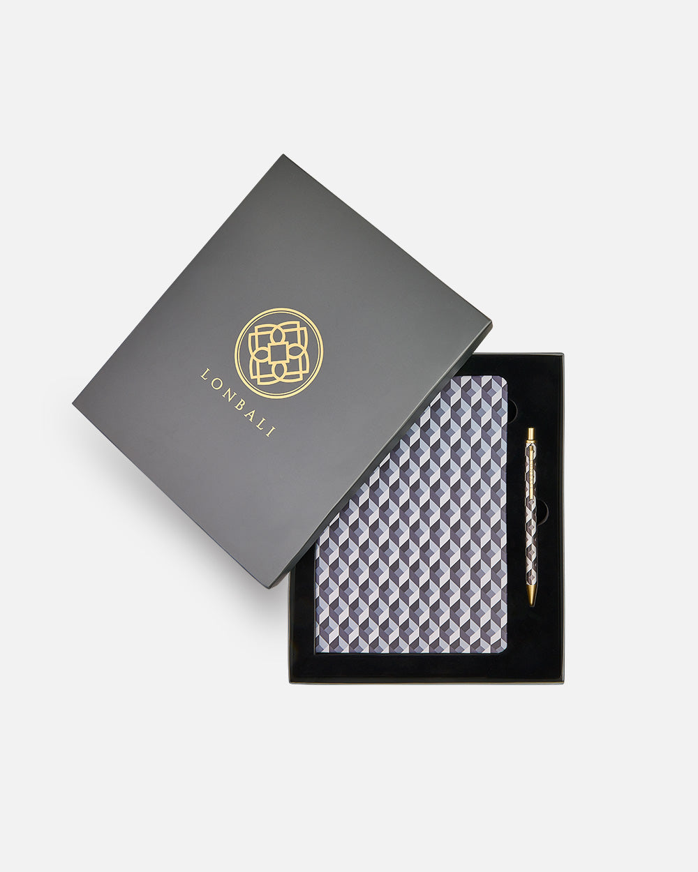 Notebook and Pen Pack Born BW Black