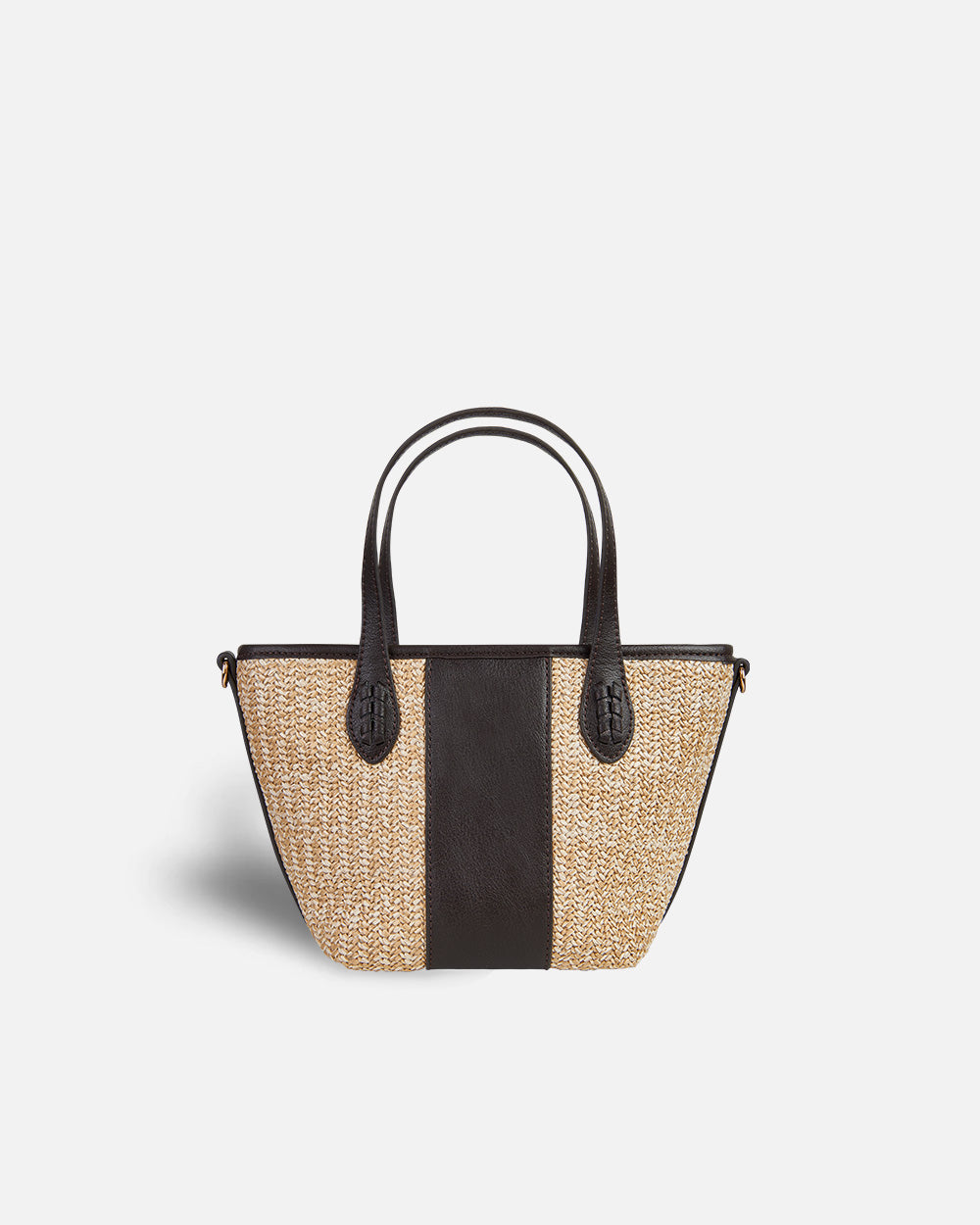 women's mini beach shopper bag with back strap