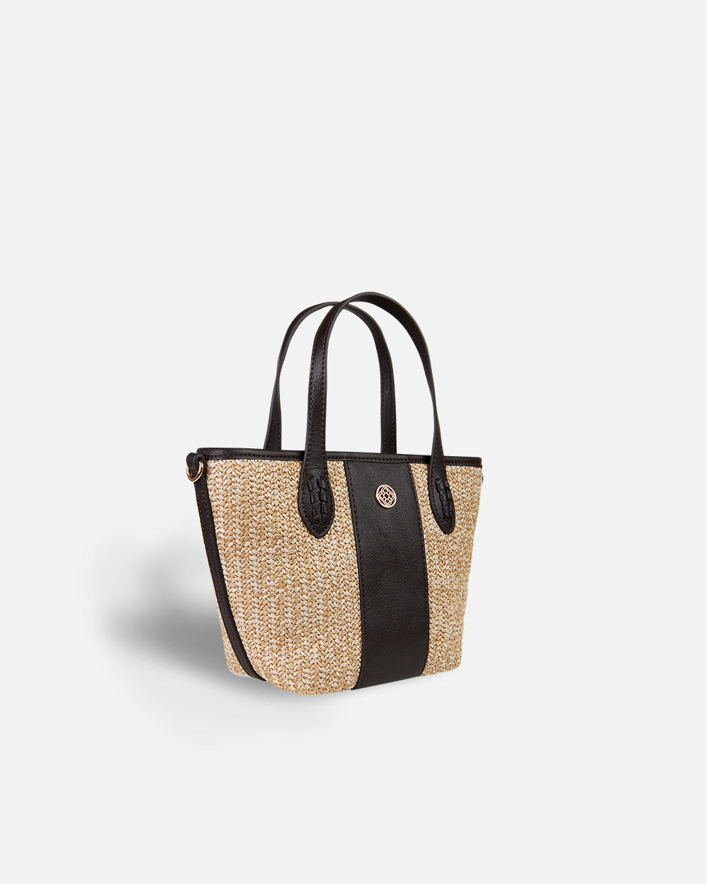 women's mini beach shopper bag with profile handle