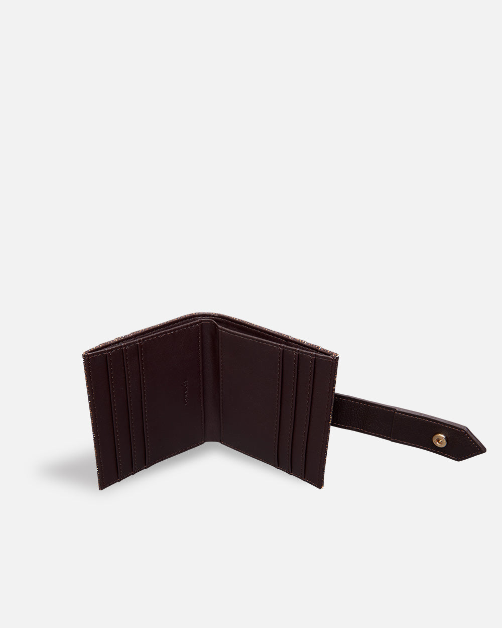 Square wallet Kubu Brown