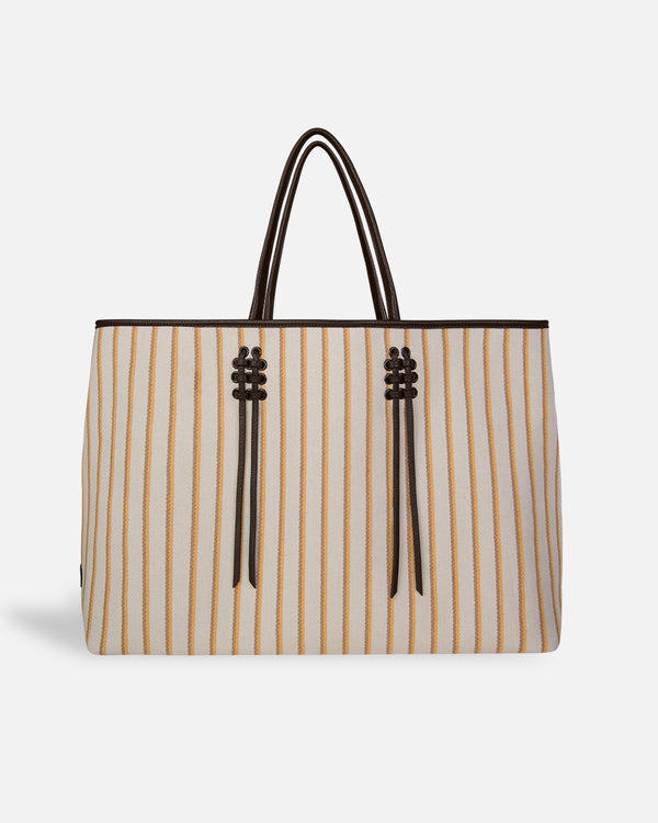 Benat Basket Large Beige Bag