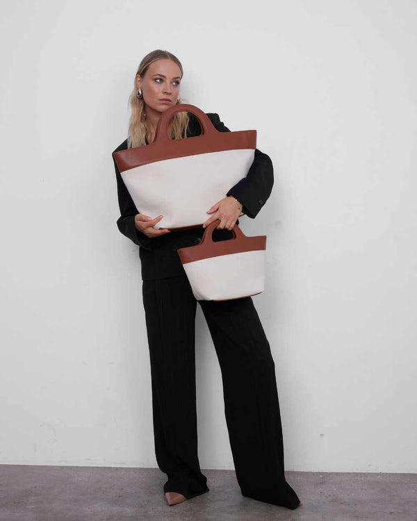 Osaka Large Off White Handbag