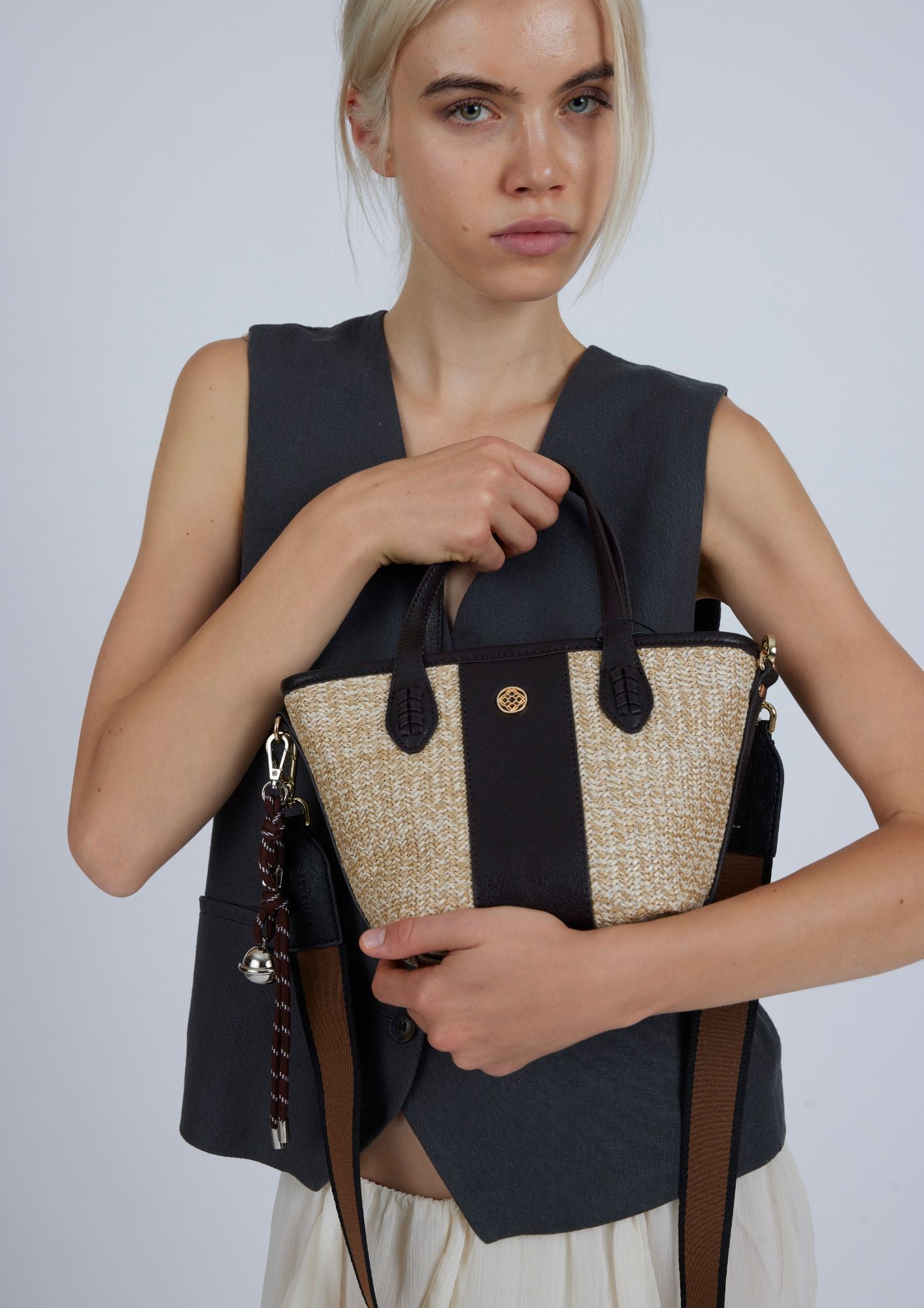 Handbag Tulum Tiny Brown