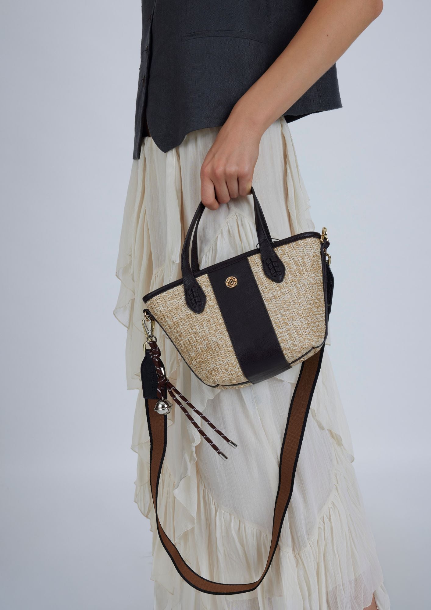 Handbag Tulum Tiny Brown