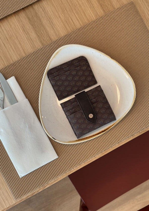 Square wallet Kubu Brown