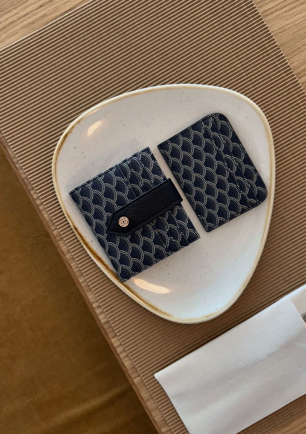 Square wallet Kubu Navy Blue
