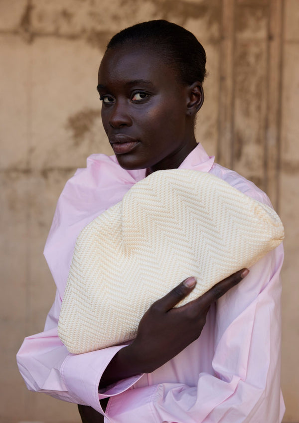 Marrakech Pouch Off White