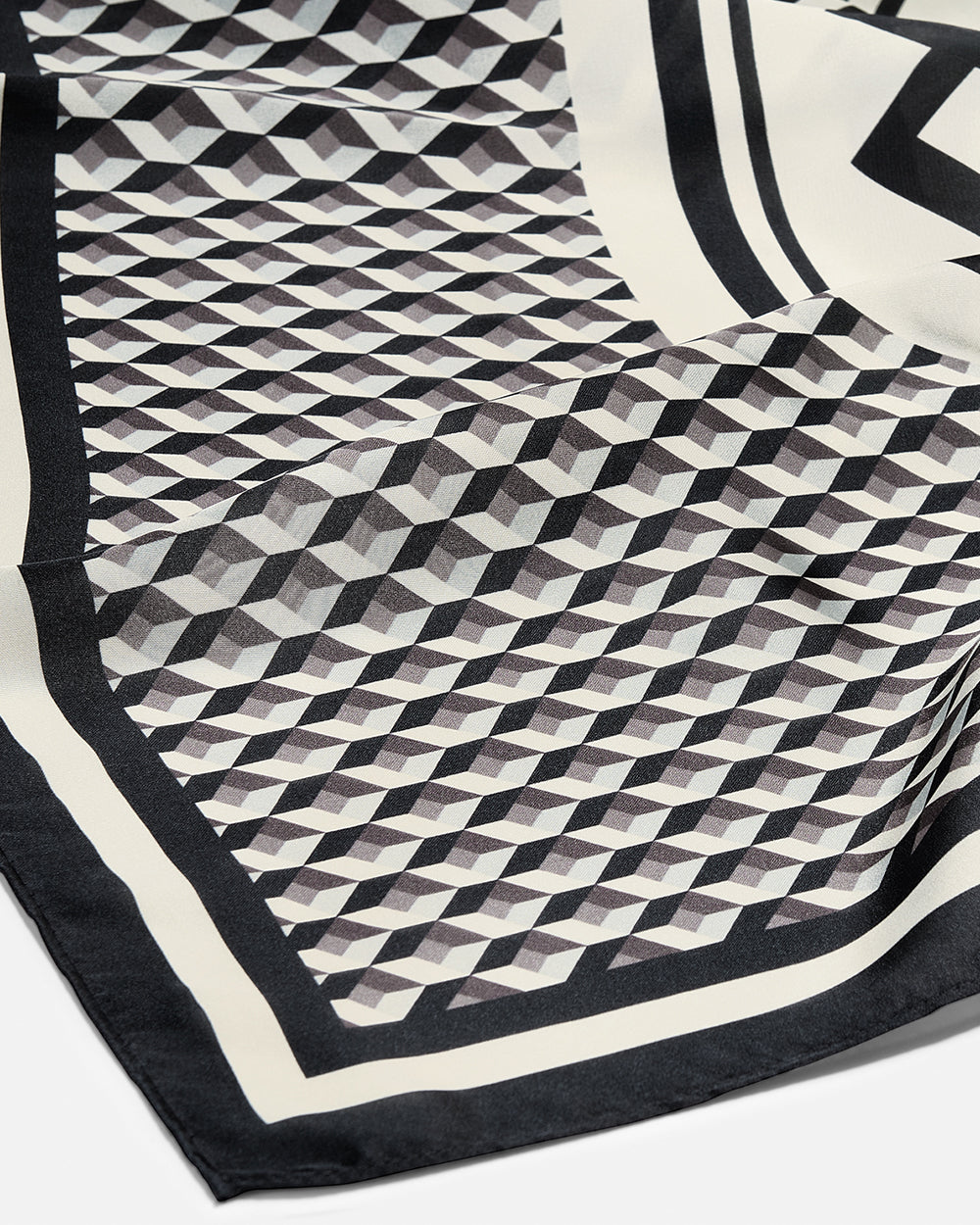 Born B&W reversible scarf