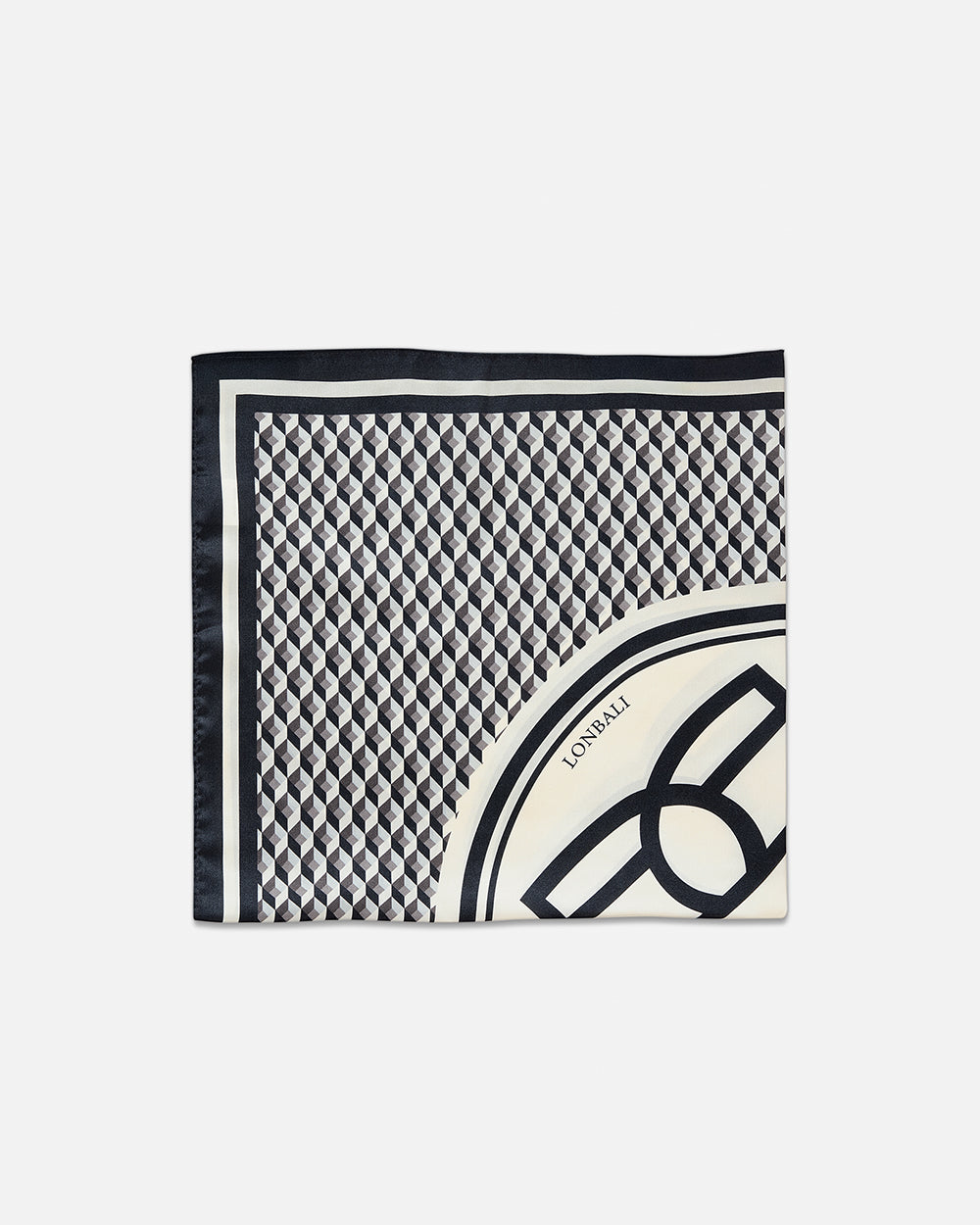 Born B&W reversible scarf