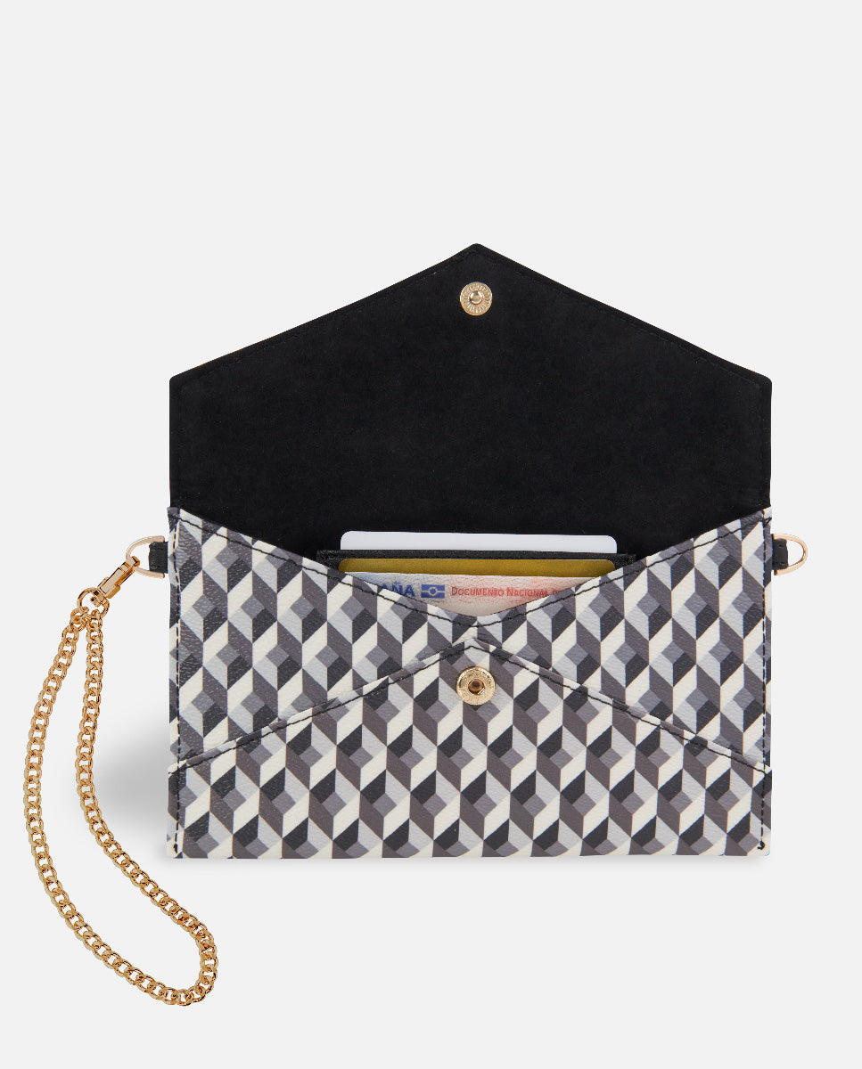 Wallet XXL for women Born BW Black open
