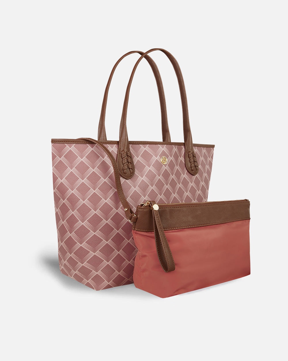 Skin bag kensington with matching women's toiletry bag