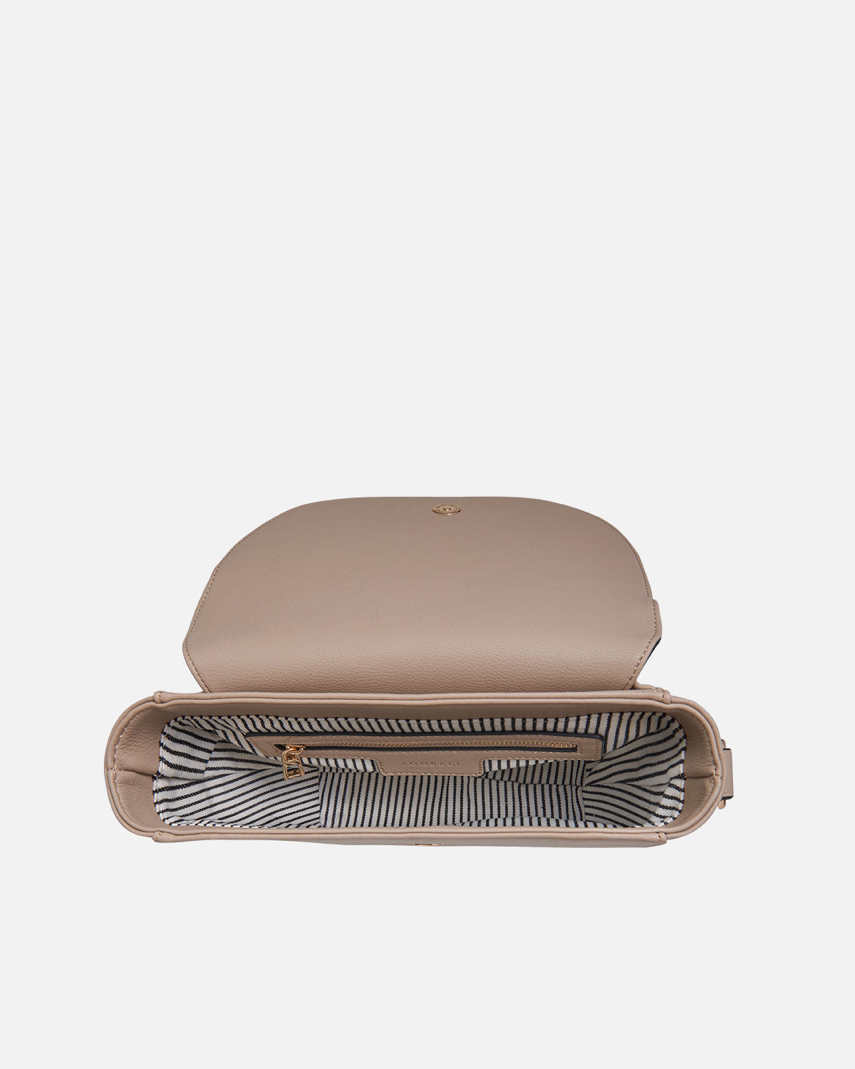 beige women's open shoulder bag