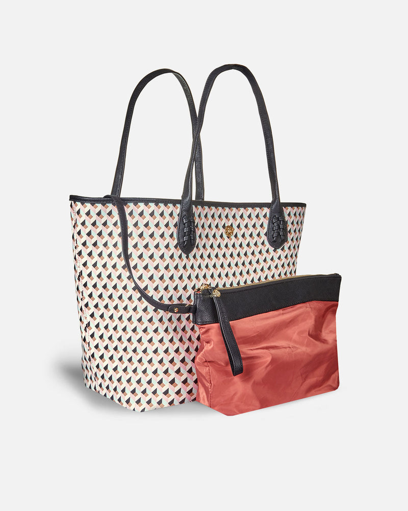 Bolso shopper estampado geométrico sweet