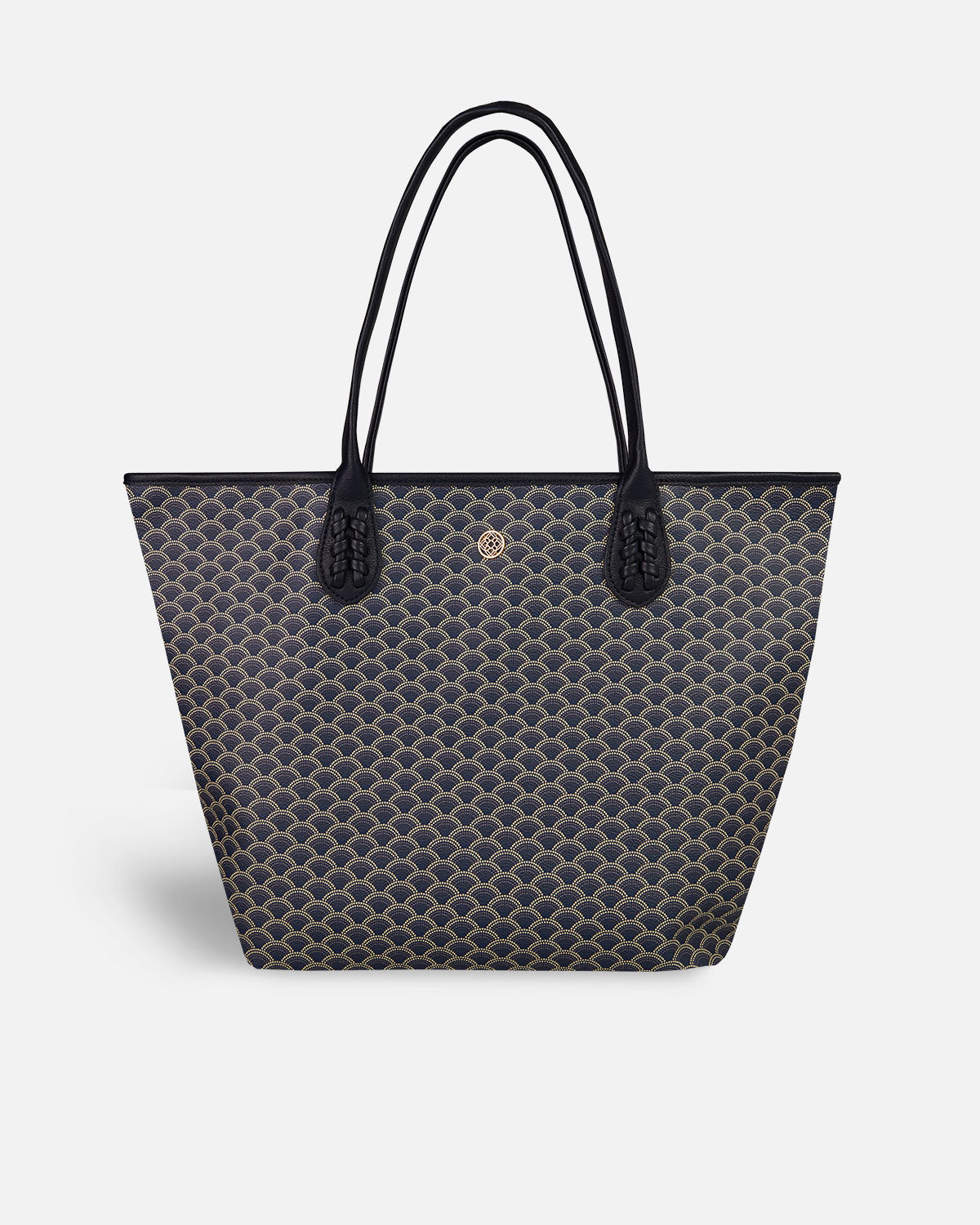 Large navy blue shopper bag