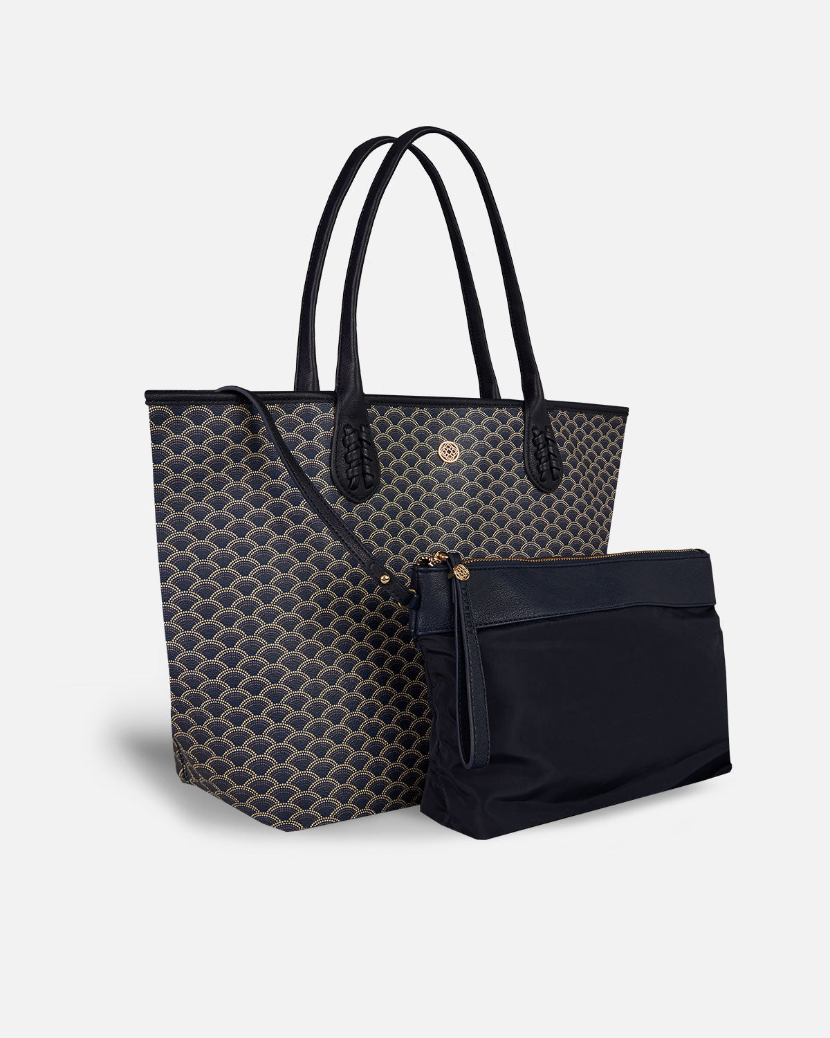 [nuuanu ] / ☆ Lungo Bag / Blue Navy Blue Shopper Bag - Lonbali