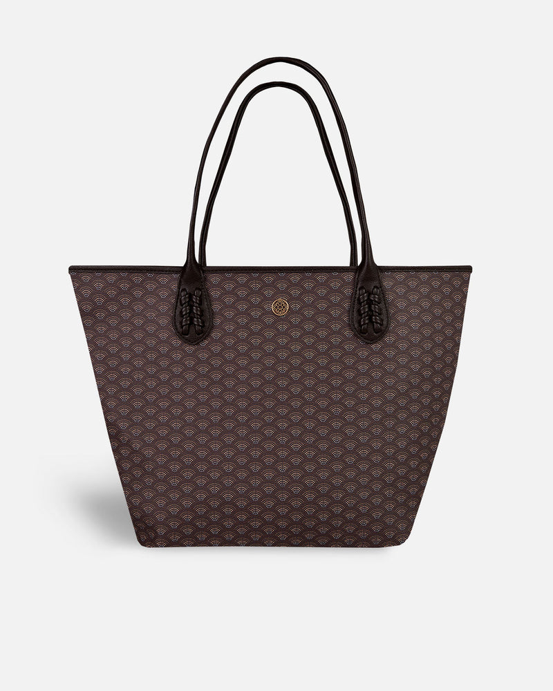 Bolso shopper marron