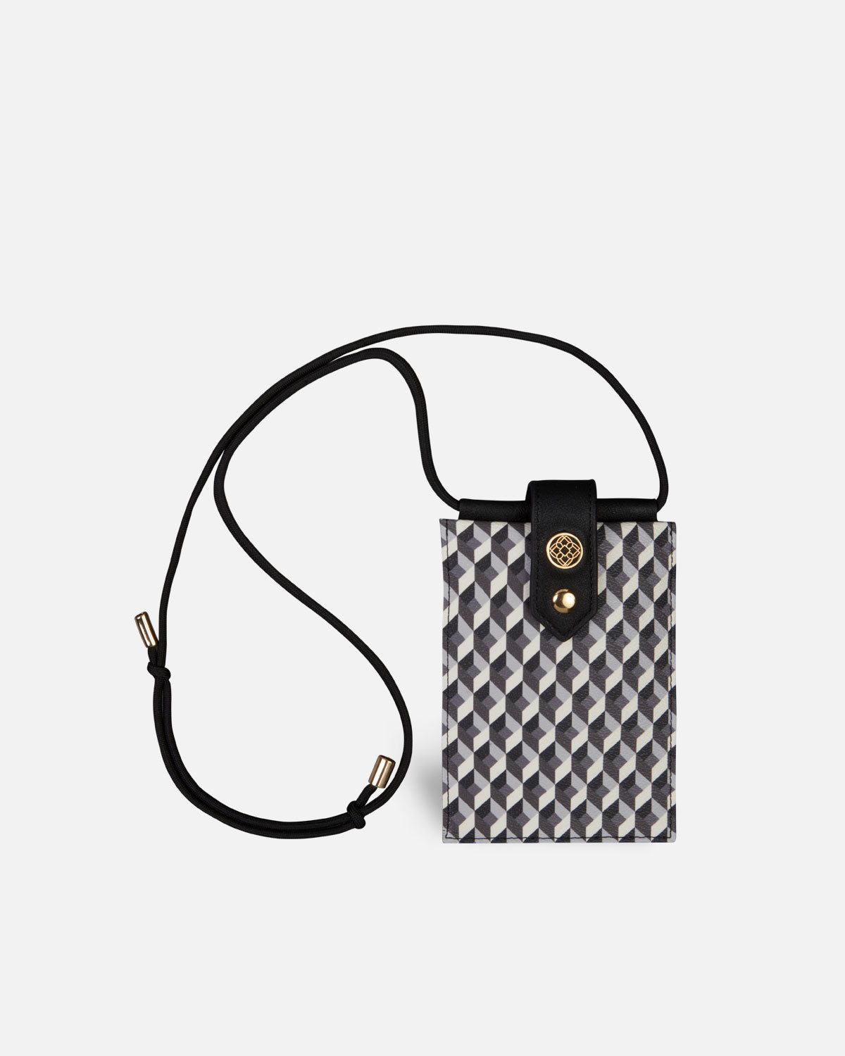 Mobile case with zipper Born BW Black