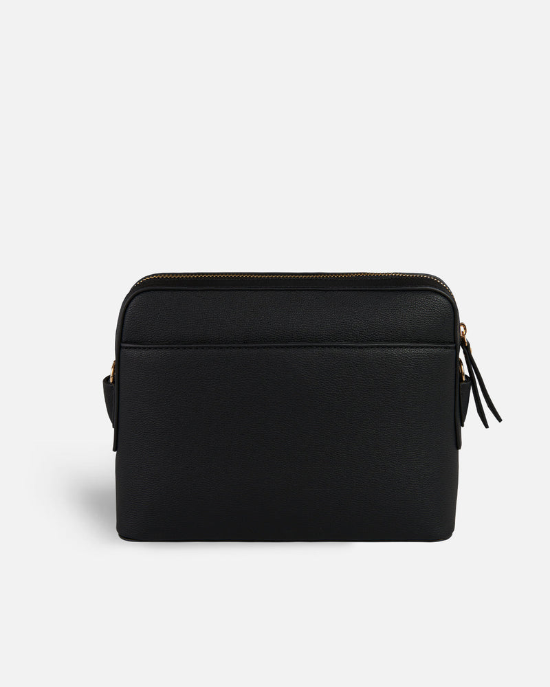 Bolso negro con bandolera lonbali
