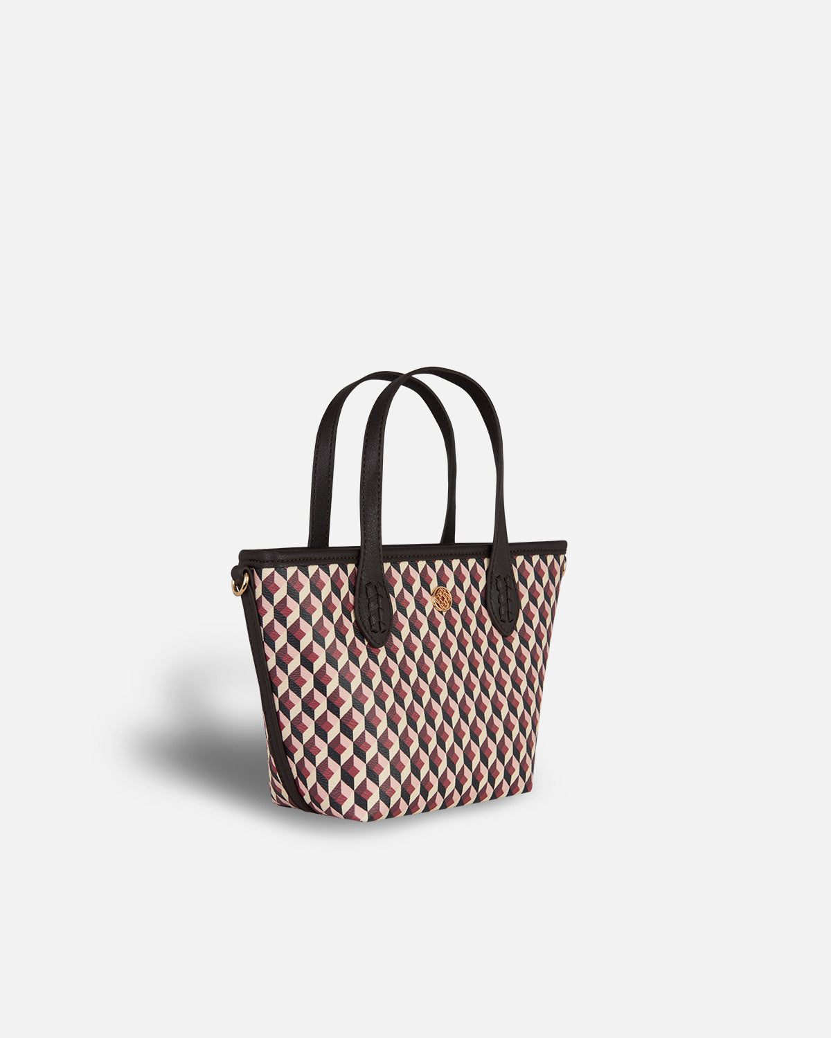 Miniature printed bag cherry with handle