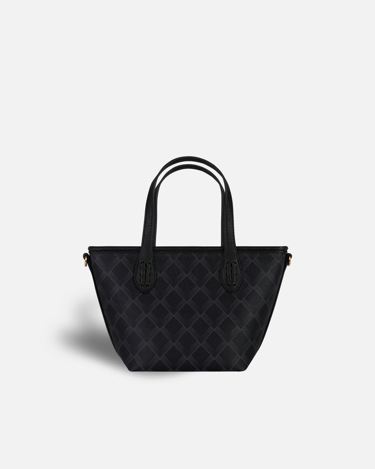 small shopper bag kensington black back