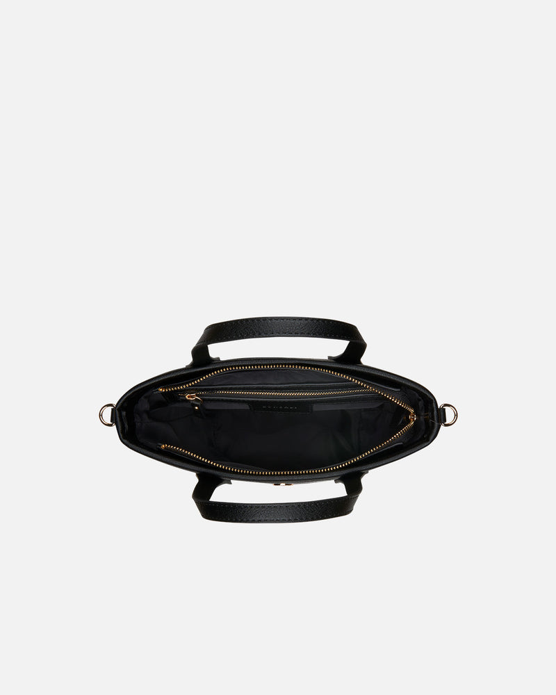 bolso shopper pequeño kensington negro interior