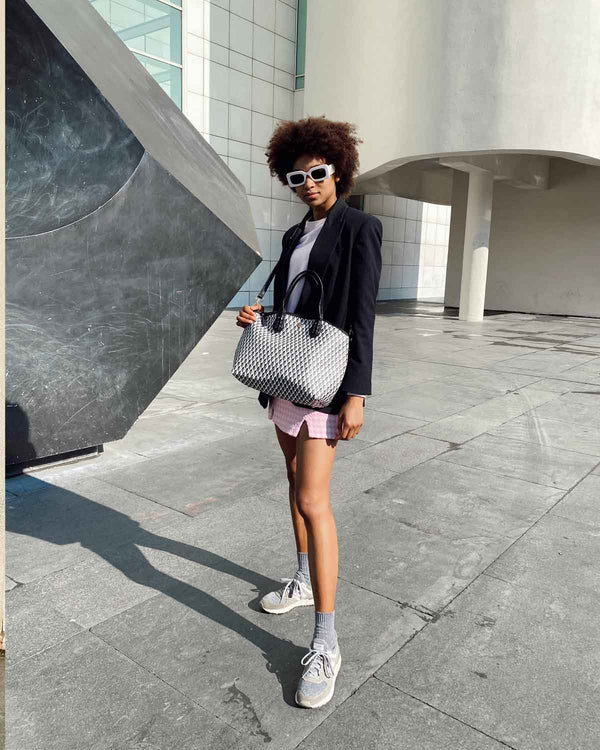 Shopper bag Zip Tote Born BW Black